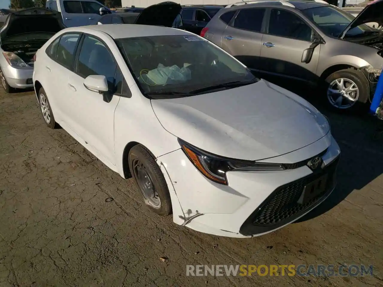 1 Photograph of a damaged car 5YFEPMAE4NP277444 TOYOTA COROLLA 2022