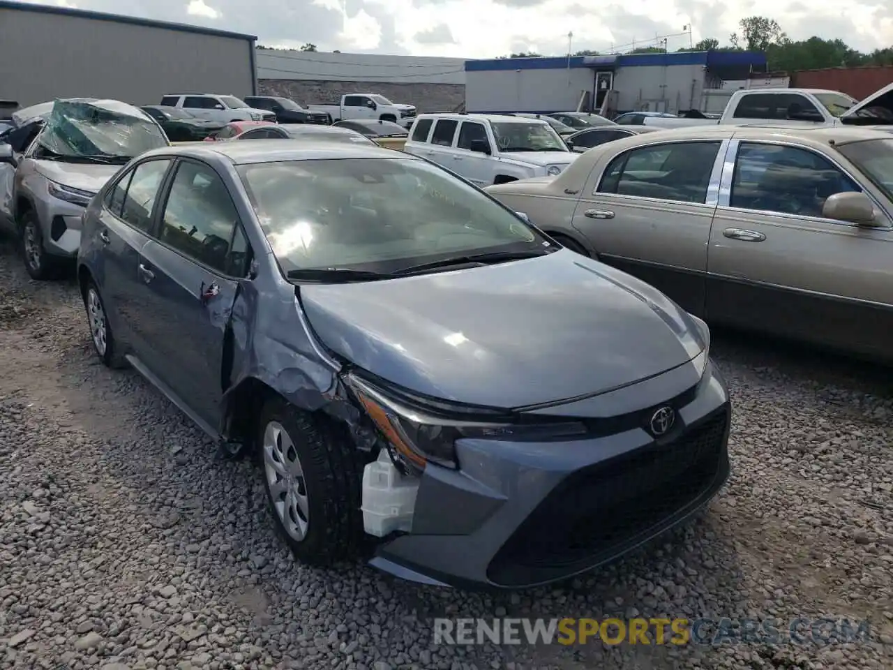 1 Photograph of a damaged car 5YFEPMAE4NP280960 TOYOTA COROLLA 2022