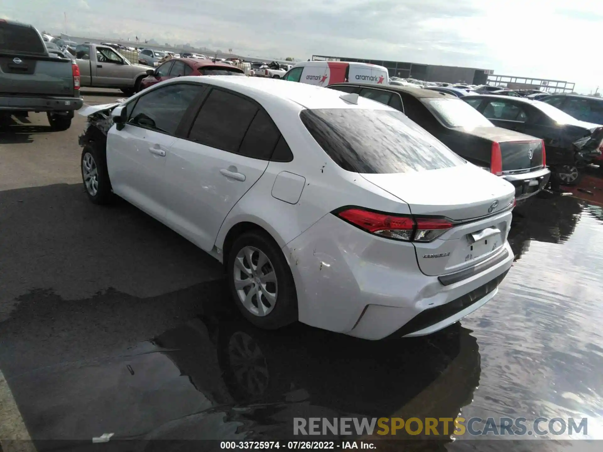 3 Photograph of a damaged car 5YFEPMAE4NP282644 TOYOTA COROLLA 2022