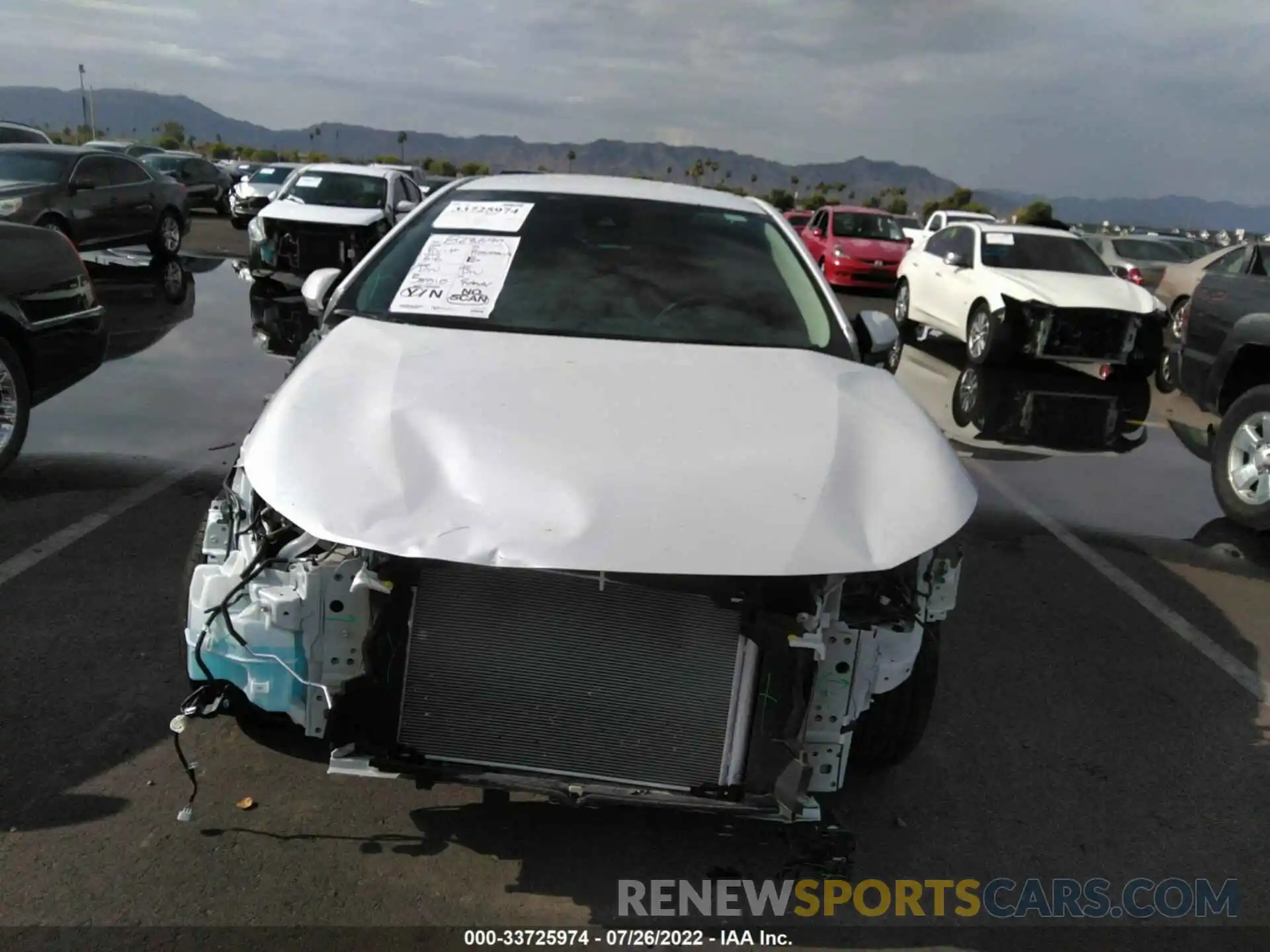 6 Photograph of a damaged car 5YFEPMAE4NP282644 TOYOTA COROLLA 2022