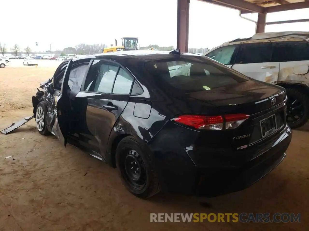 3 Photograph of a damaged car 5YFEPMAE4NP282921 TOYOTA COROLLA 2022