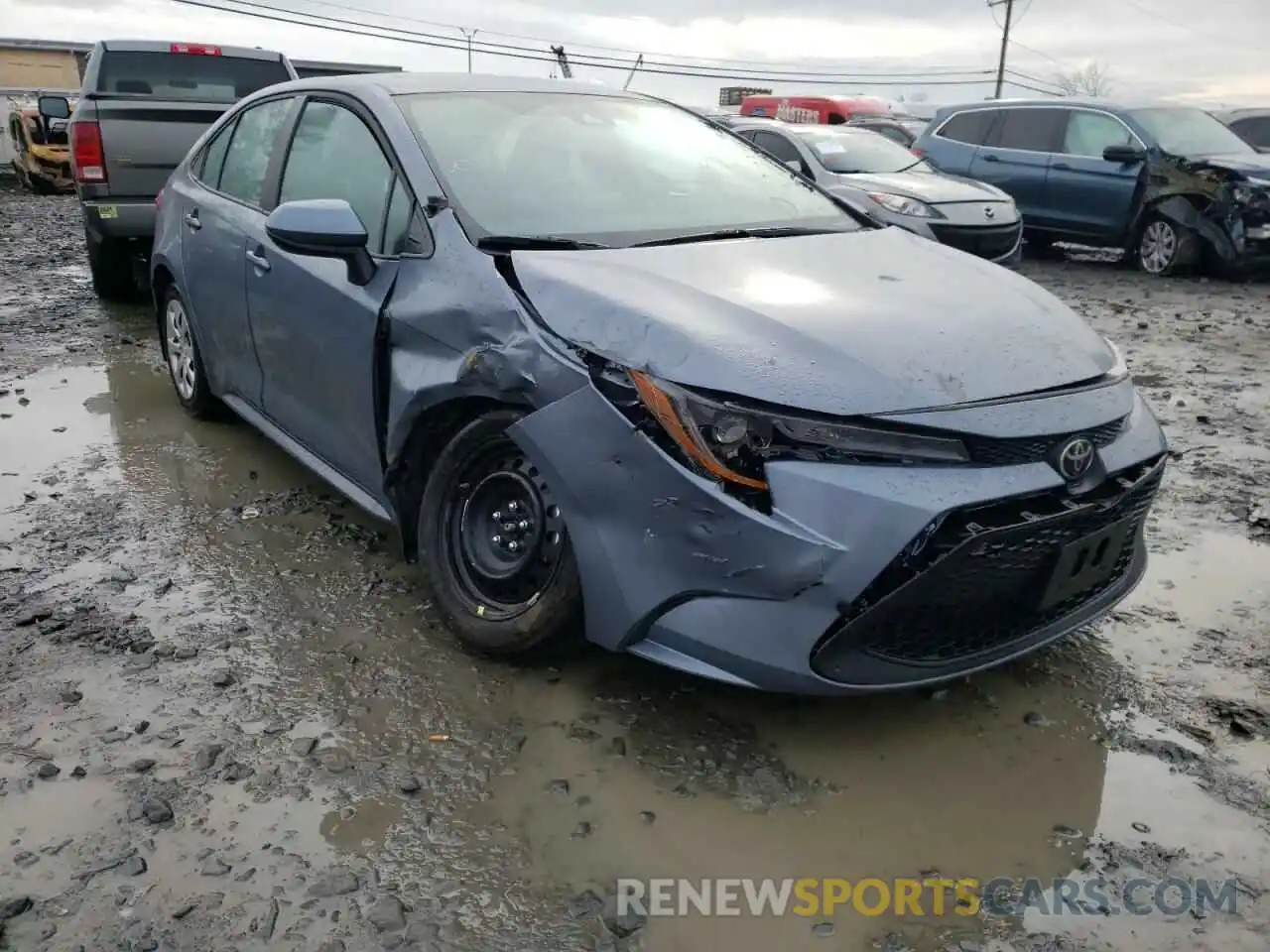 1 Photograph of a damaged car 5YFEPMAE4NP283969 TOYOTA COROLLA 2022