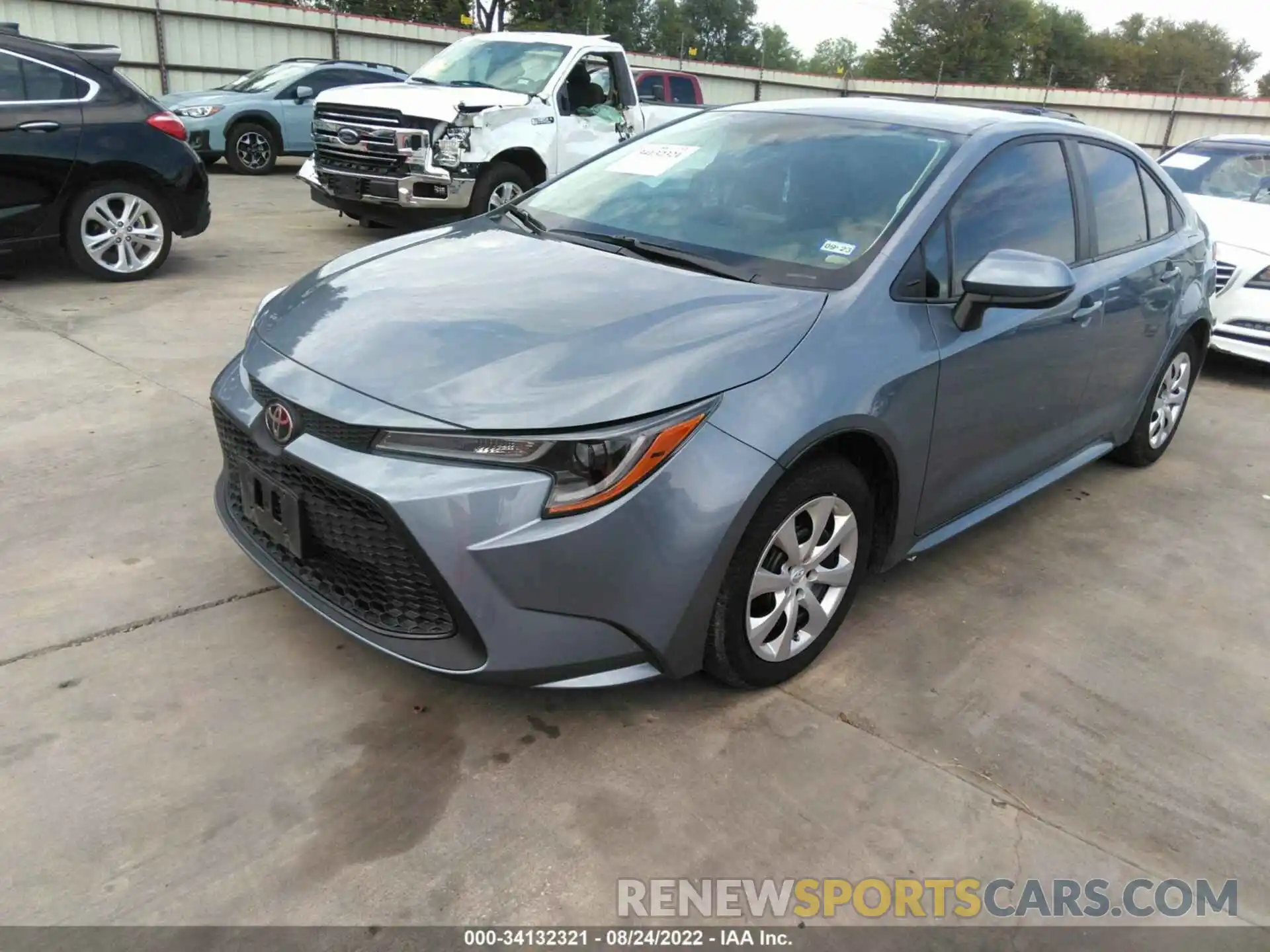 2 Photograph of a damaged car 5YFEPMAE4NP284152 TOYOTA COROLLA 2022