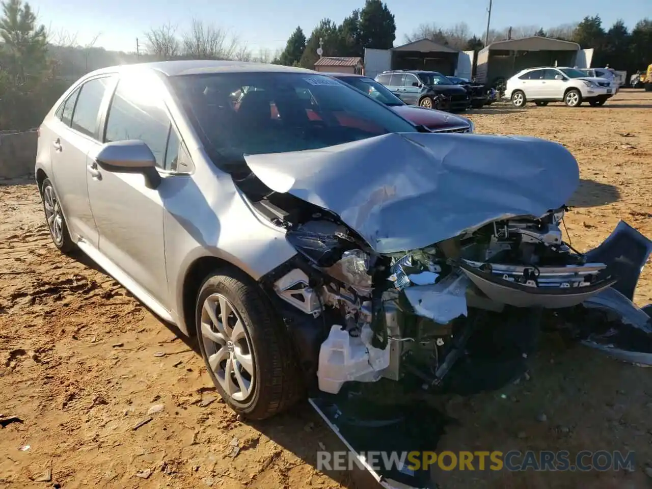 1 Photograph of a damaged car 5YFEPMAE4NP285124 TOYOTA COROLLA 2022