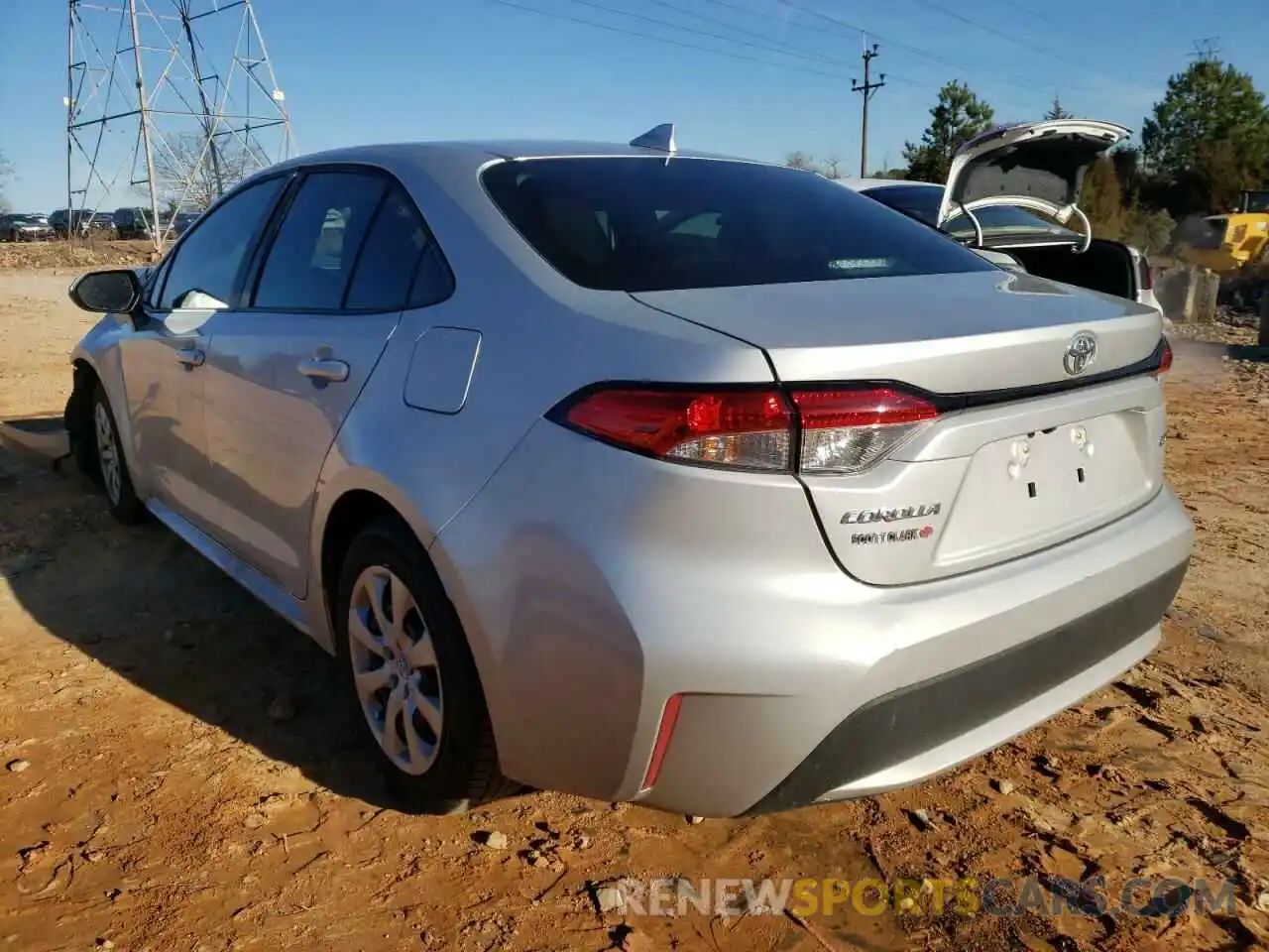 3 Photograph of a damaged car 5YFEPMAE4NP285124 TOYOTA COROLLA 2022