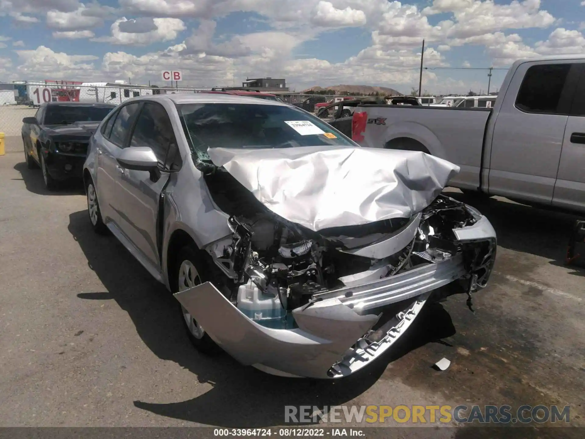 6 Photograph of a damaged car 5YFEPMAE4NP285687 TOYOTA COROLLA 2022