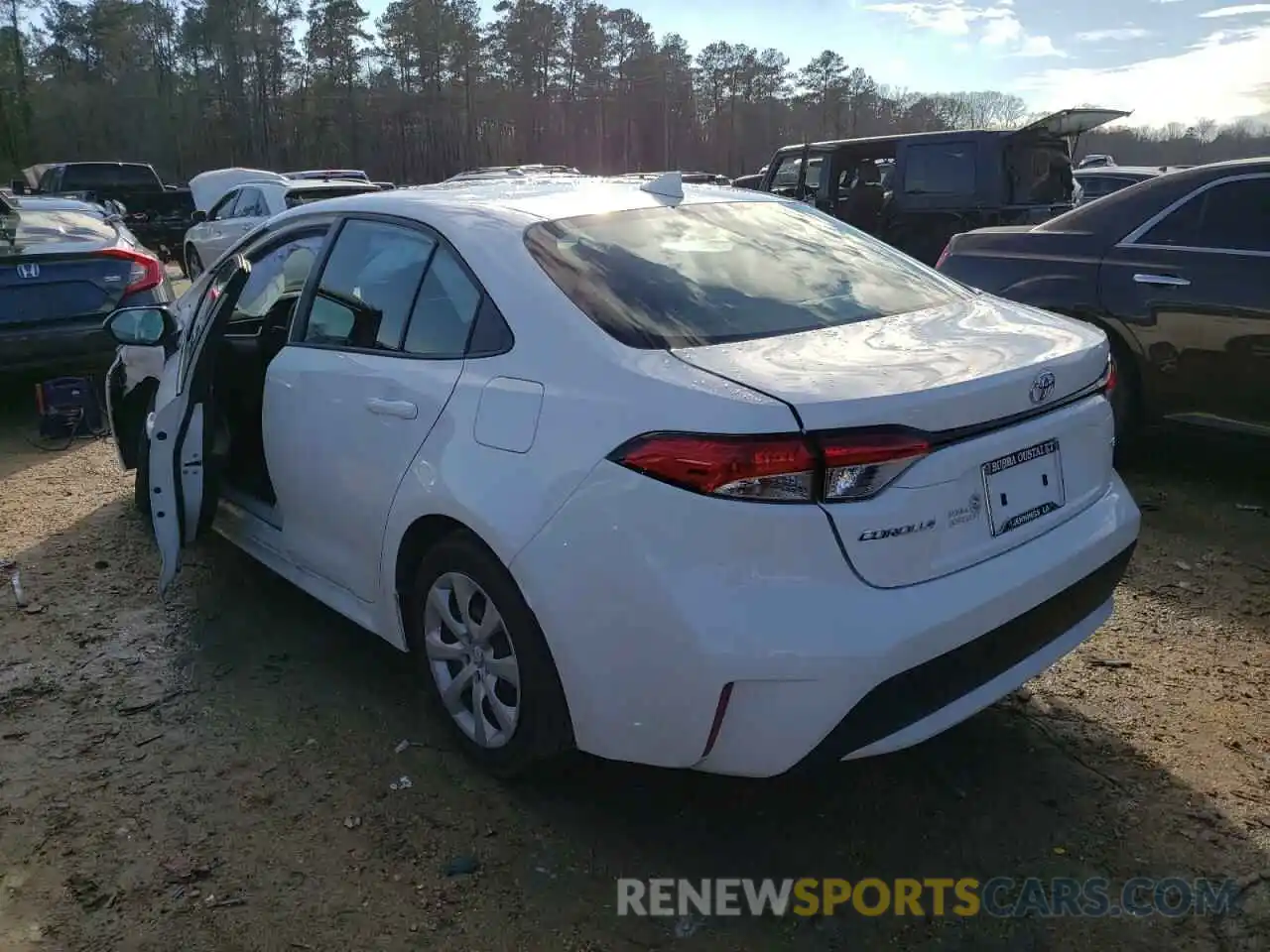 3 Photograph of a damaged car 5YFEPMAE4NP291246 TOYOTA COROLLA 2022