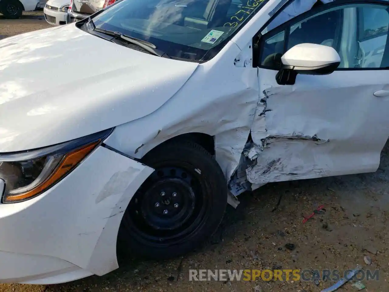 9 Photograph of a damaged car 5YFEPMAE4NP291246 TOYOTA COROLLA 2022