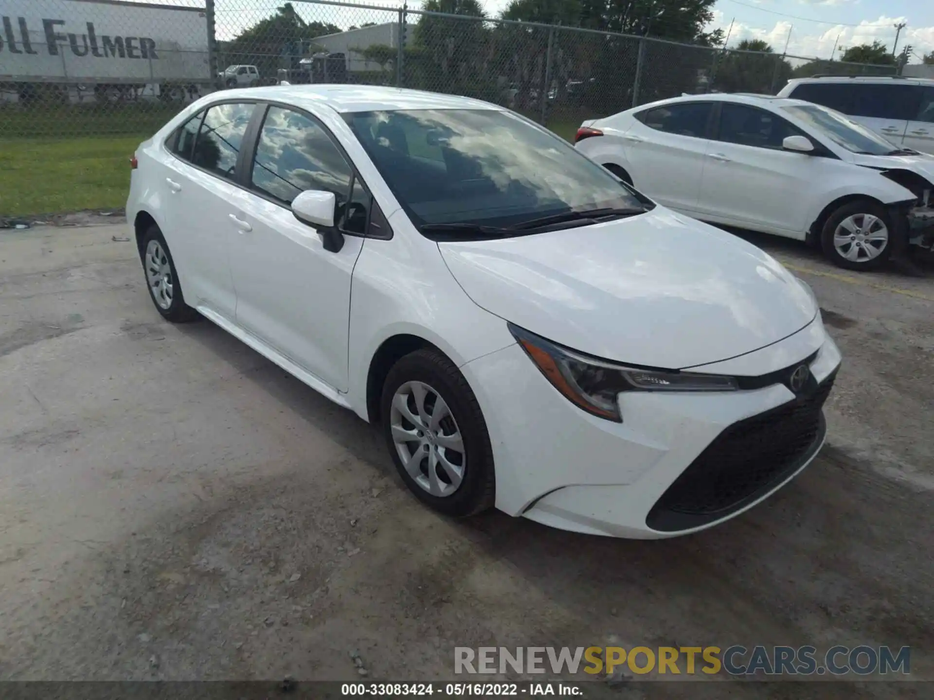 1 Photograph of a damaged car 5YFEPMAE4NP292168 TOYOTA COROLLA 2022