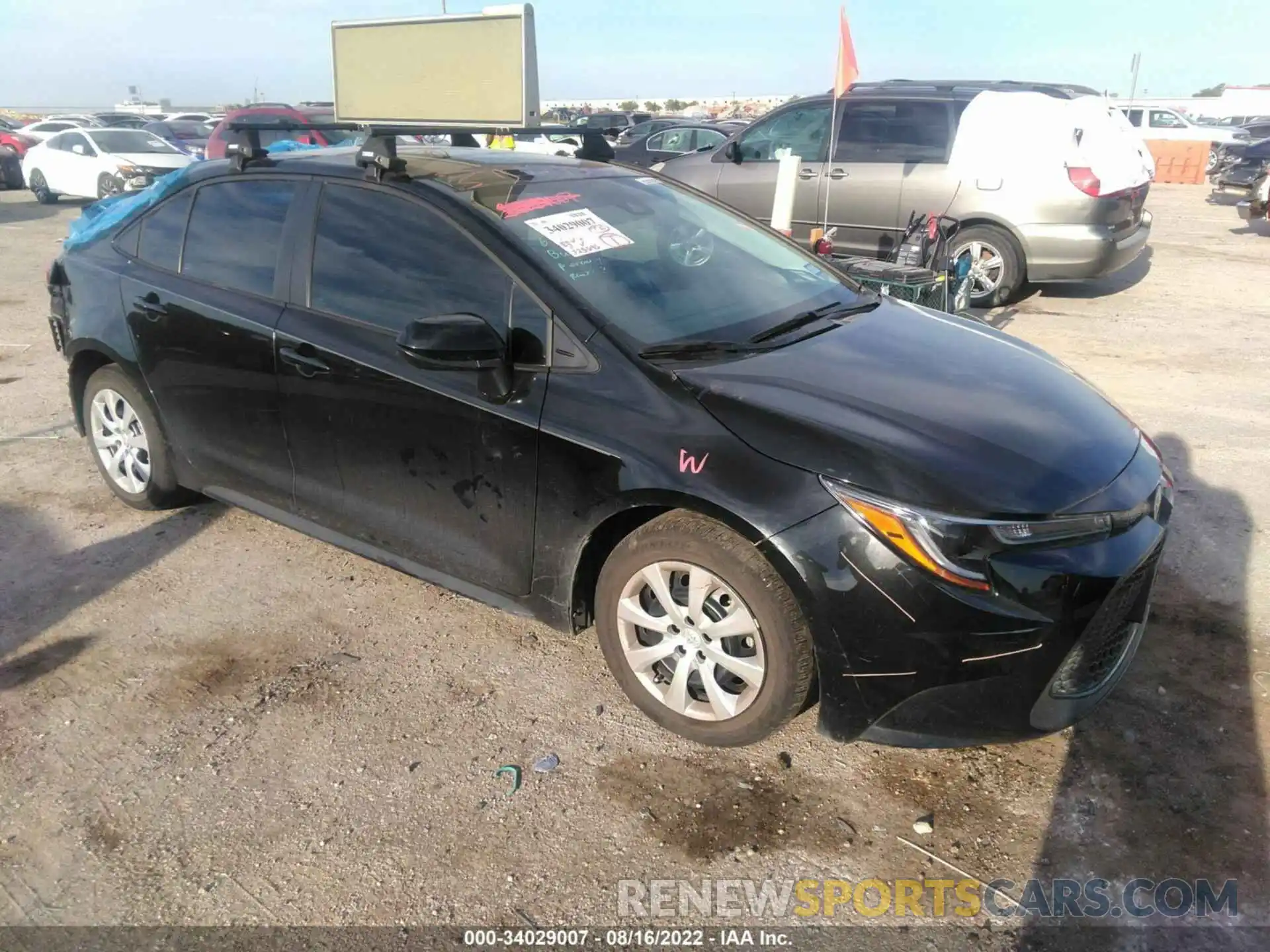 1 Photograph of a damaged car 5YFEPMAE4NP294891 TOYOTA COROLLA 2022