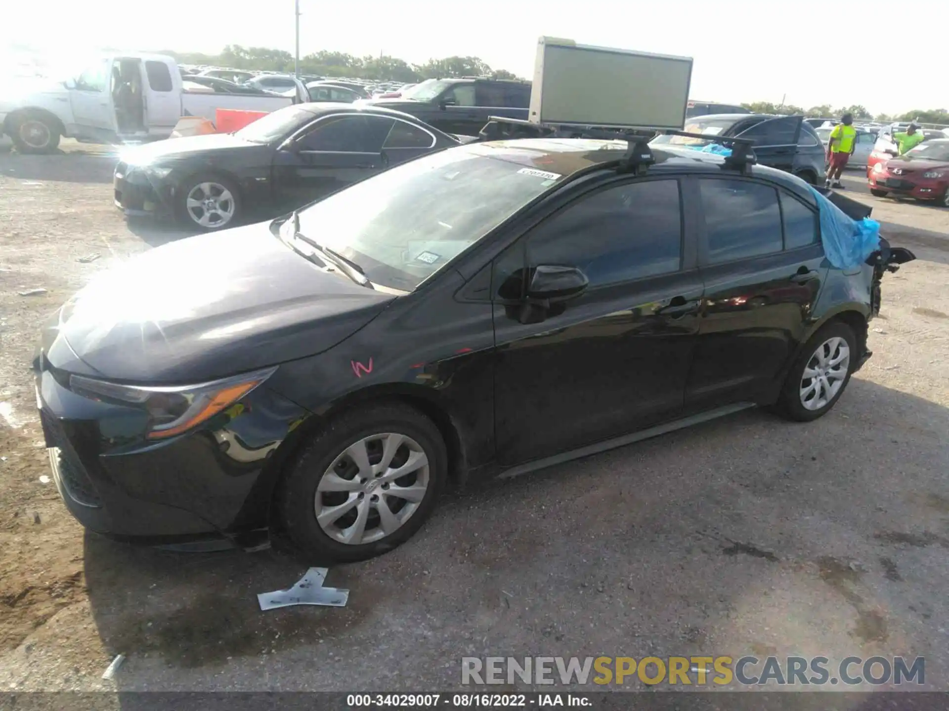 2 Photograph of a damaged car 5YFEPMAE4NP294891 TOYOTA COROLLA 2022