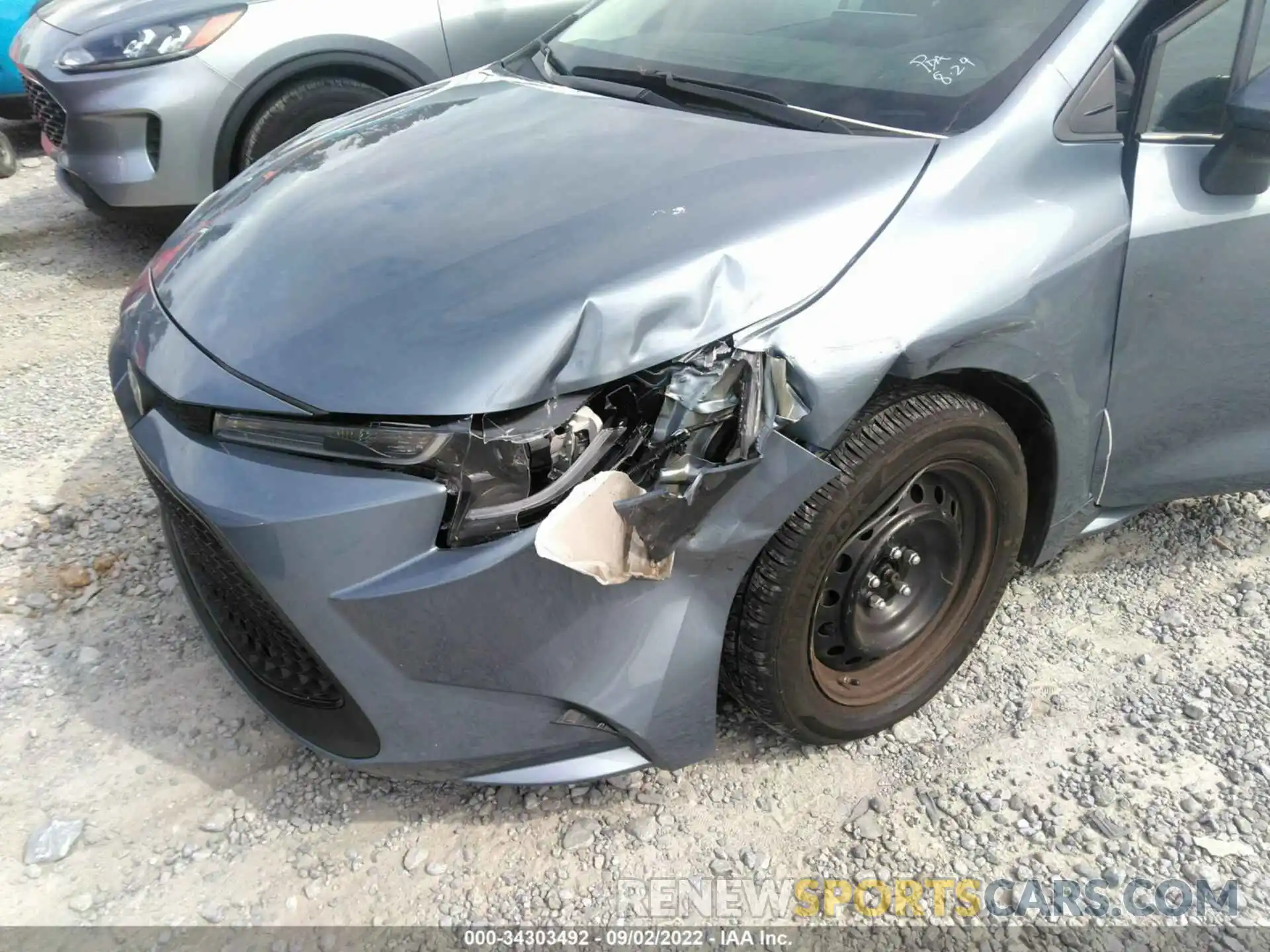 6 Photograph of a damaged car 5YFEPMAE4NP295152 TOYOTA COROLLA 2022