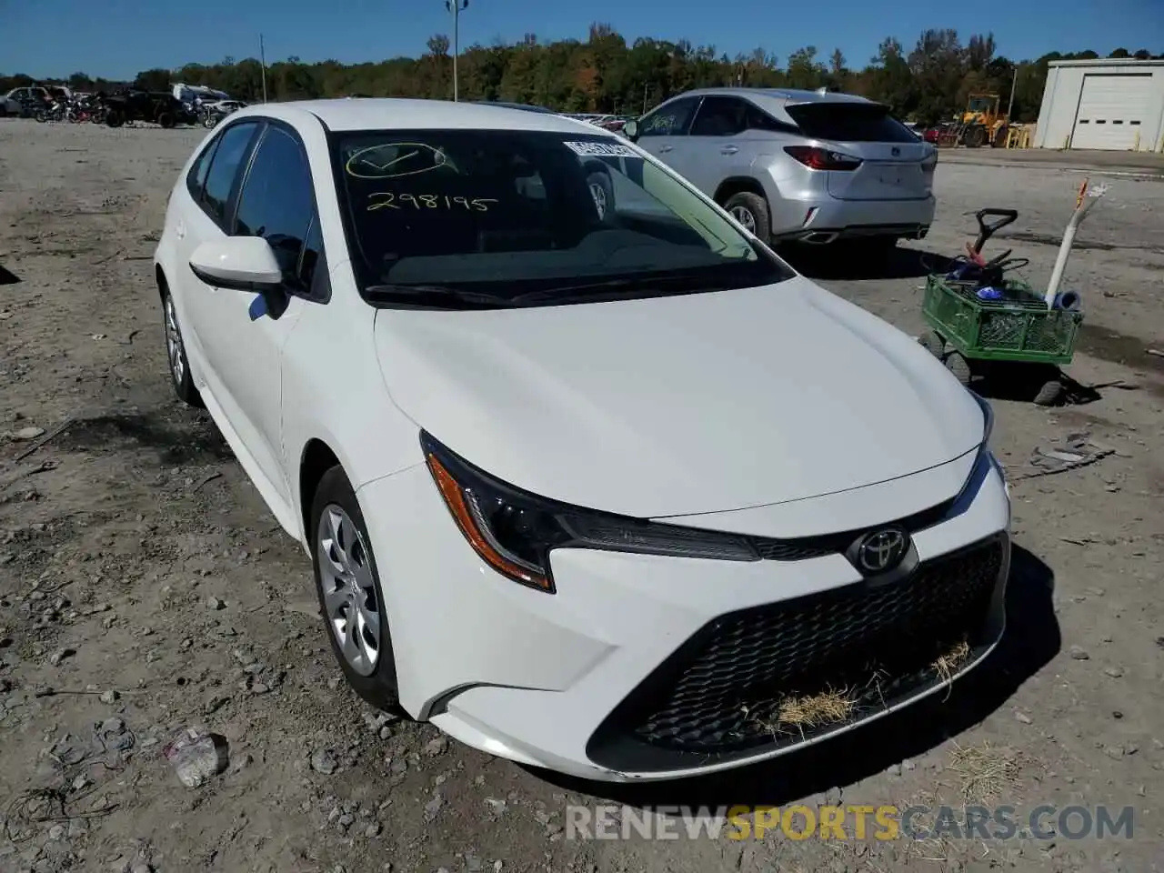 1 Photograph of a damaged car 5YFEPMAE4NP298195 TOYOTA COROLLA 2022