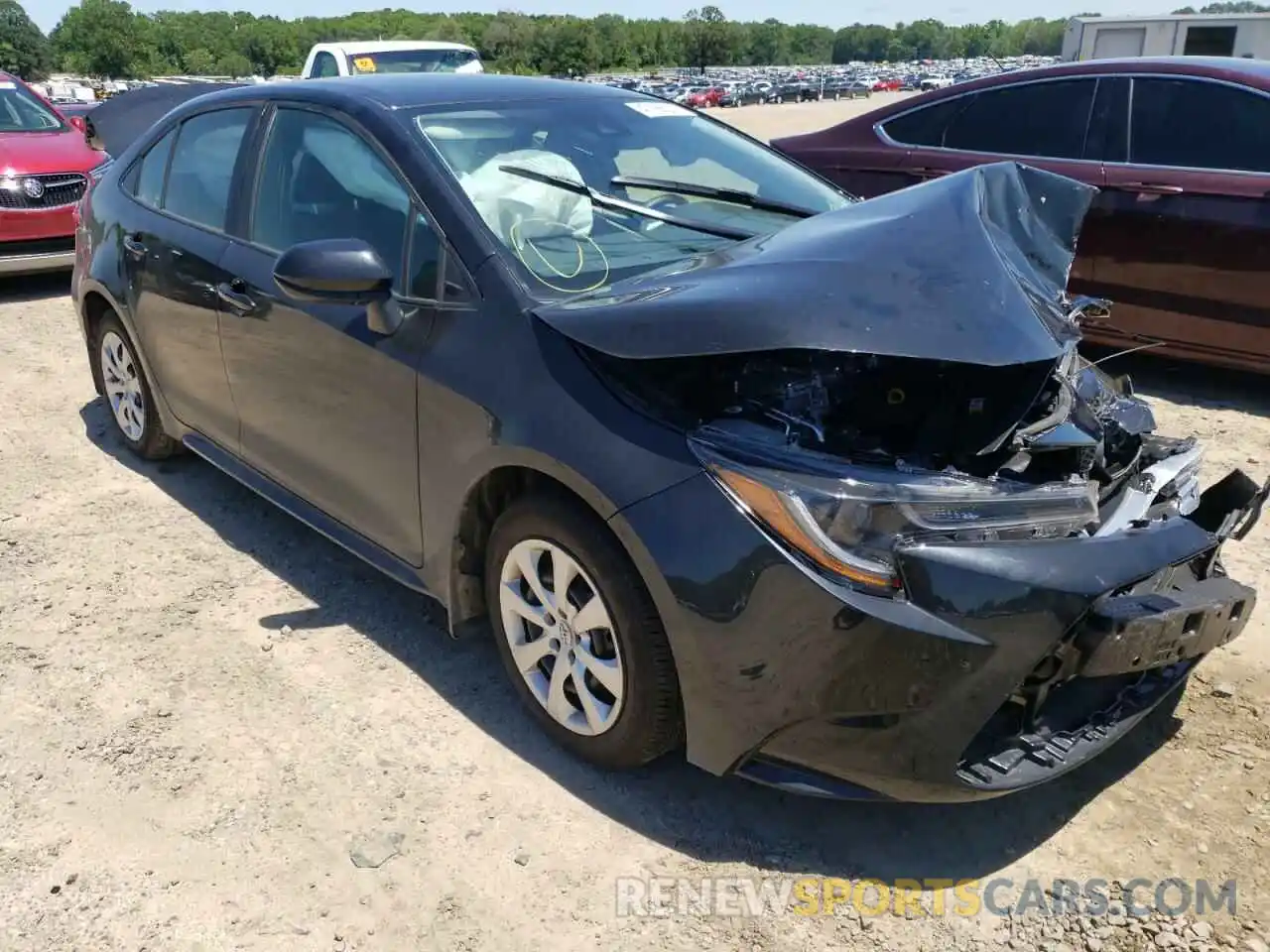 1 Photograph of a damaged car 5YFEPMAE4NP301323 TOYOTA COROLLA 2022