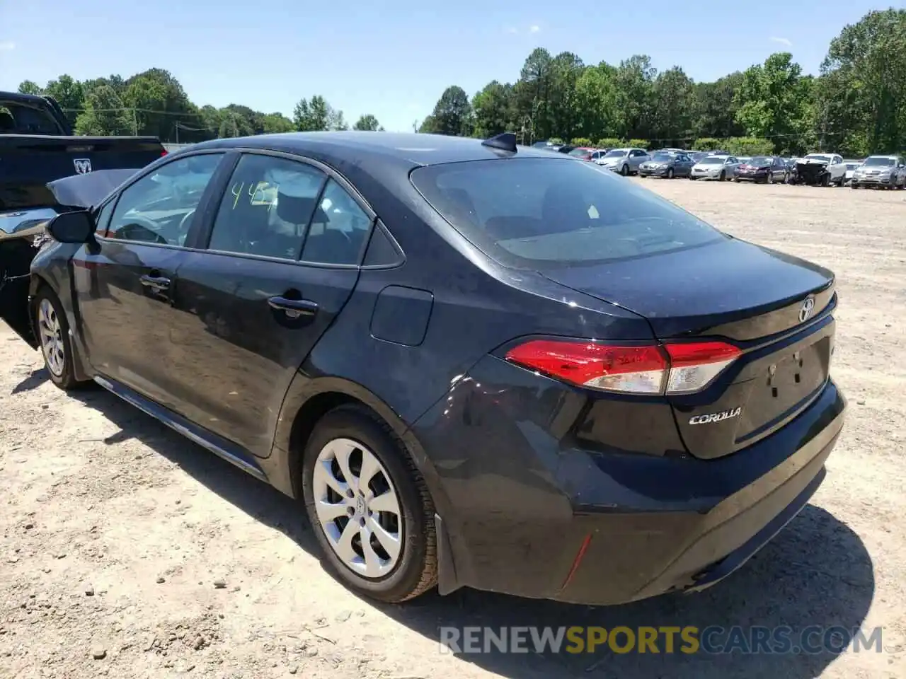 3 Photograph of a damaged car 5YFEPMAE4NP301323 TOYOTA COROLLA 2022