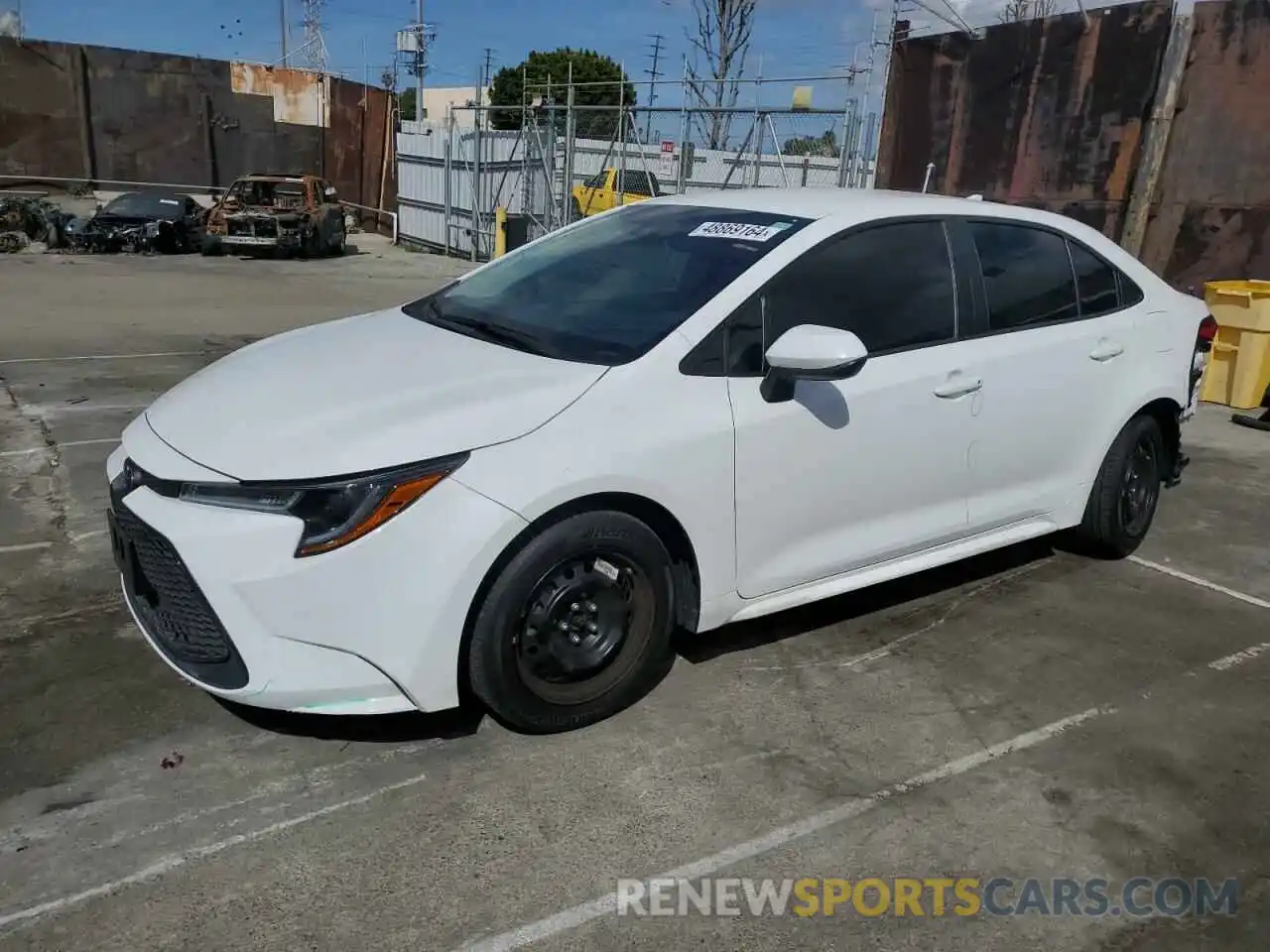 1 Photograph of a damaged car 5YFEPMAE4NP302388 TOYOTA COROLLA 2022