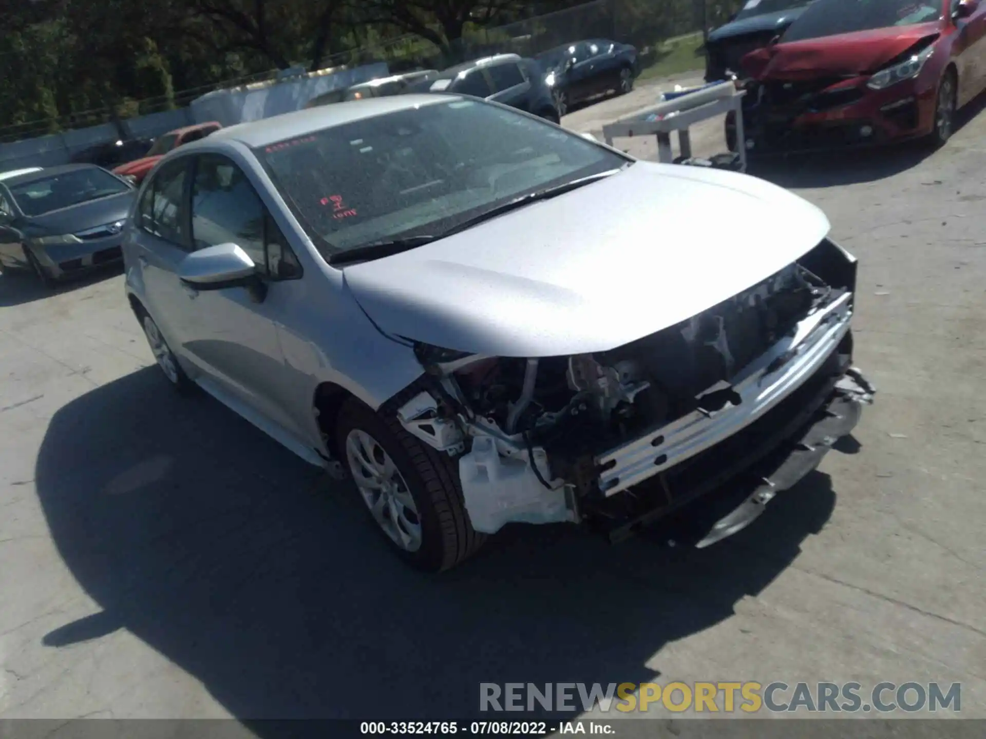 1 Photograph of a damaged car 5YFEPMAE4NP308157 TOYOTA COROLLA 2022