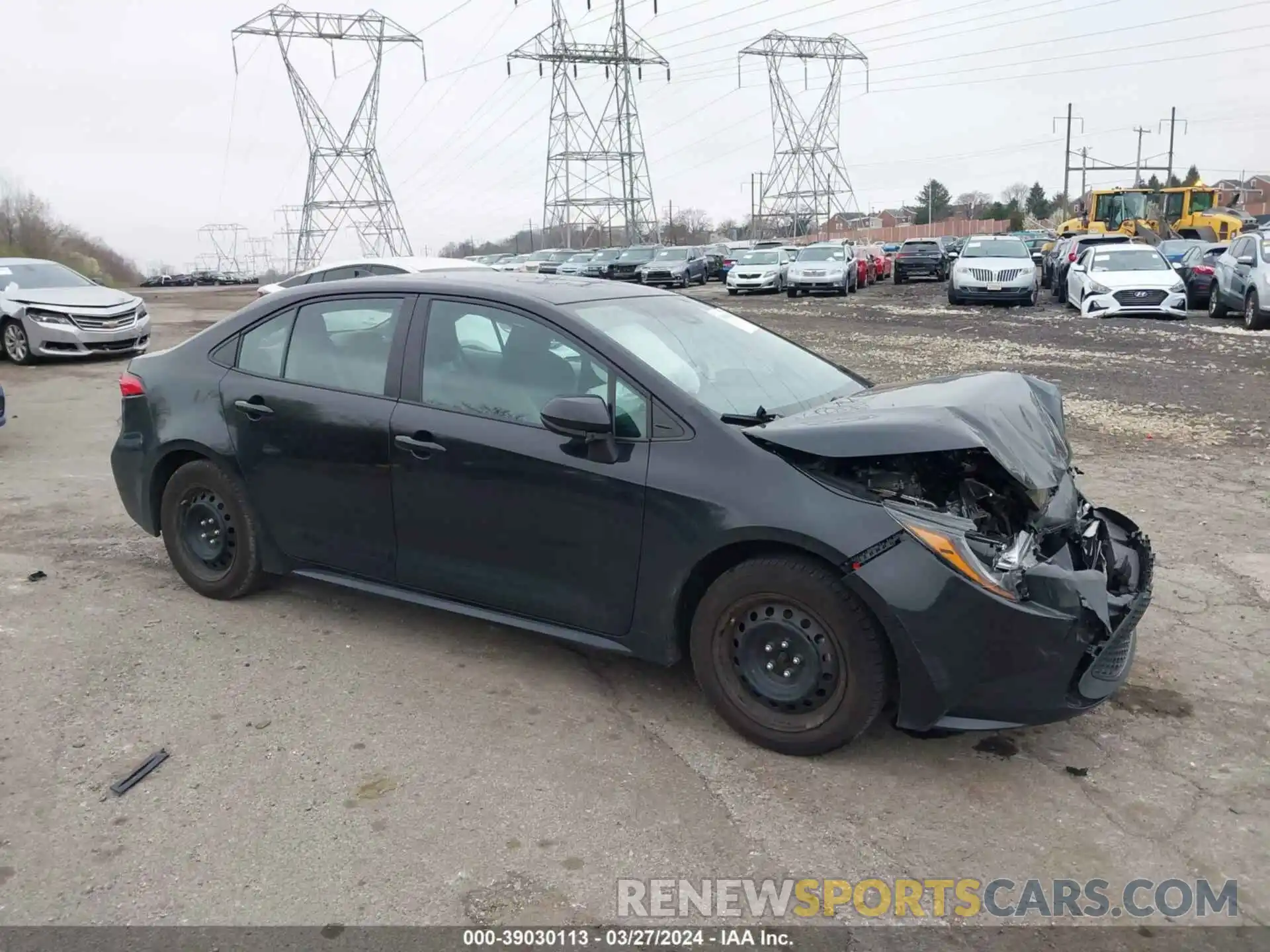 1 Photograph of a damaged car 5YFEPMAE4NP309311 TOYOTA COROLLA 2022