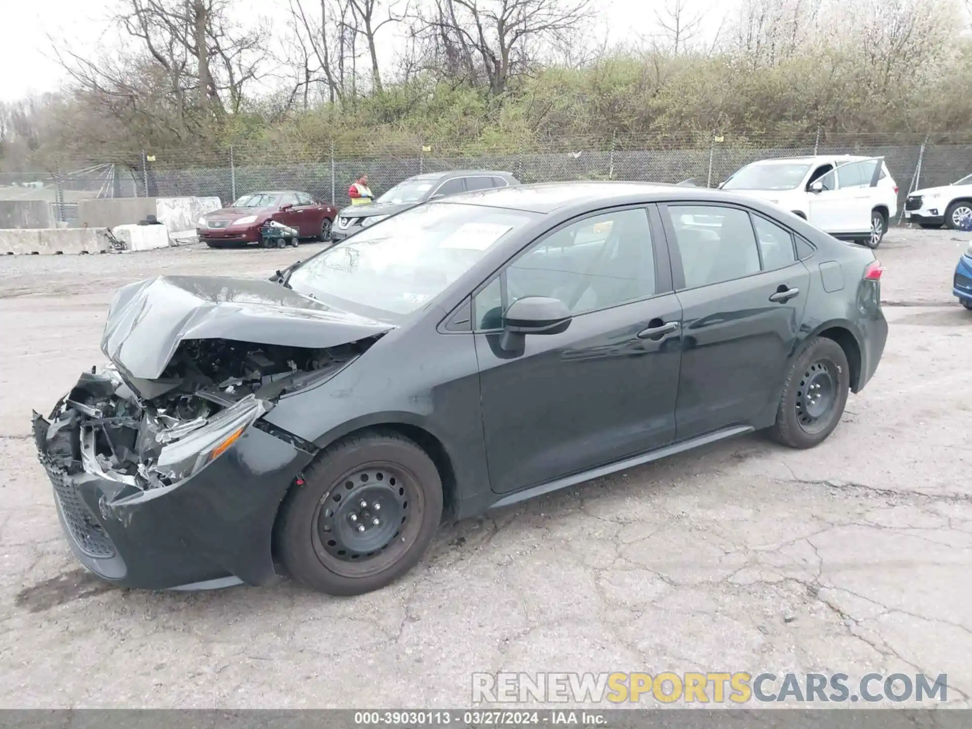 2 Photograph of a damaged car 5YFEPMAE4NP309311 TOYOTA COROLLA 2022