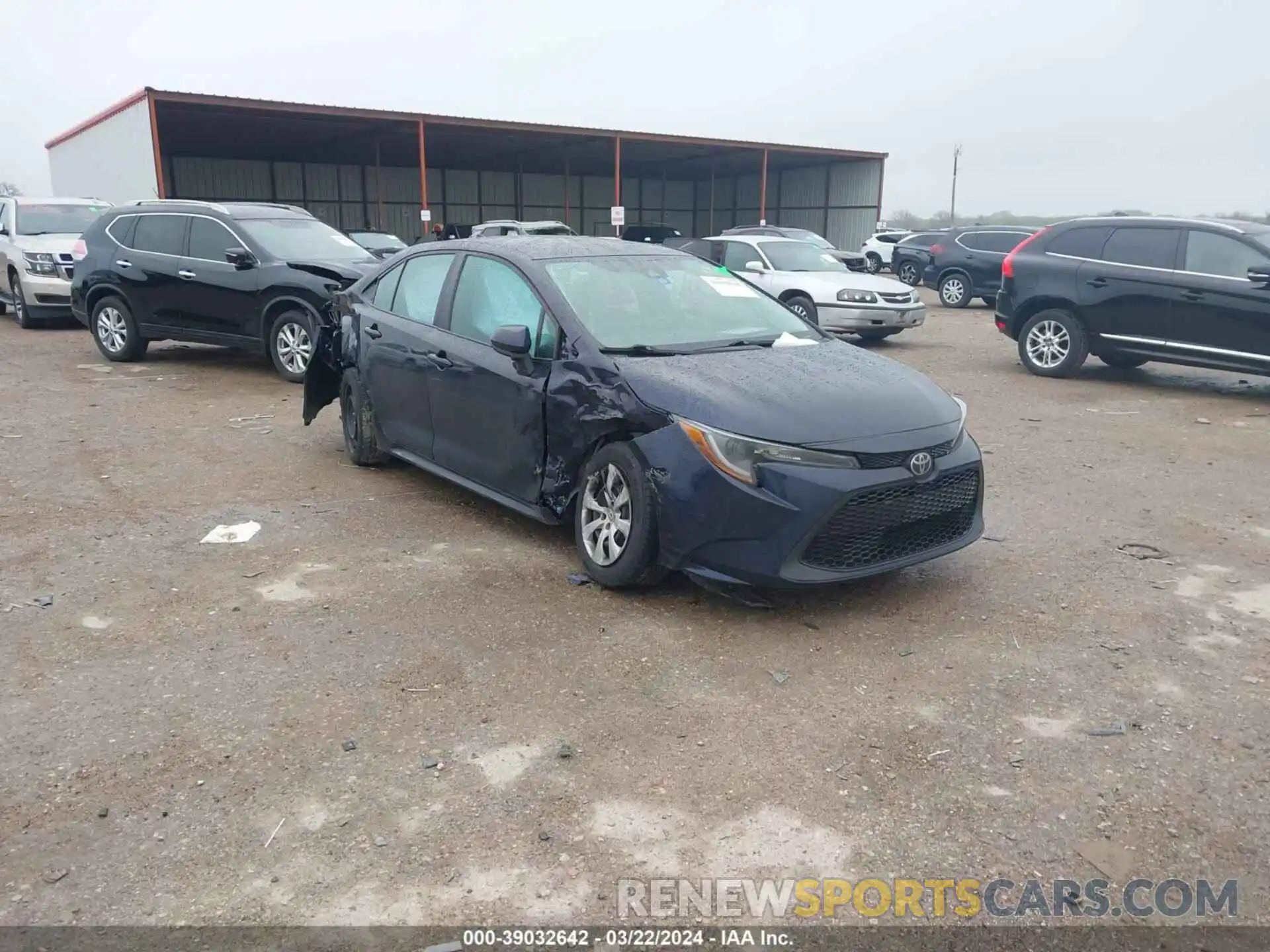 1 Photograph of a damaged car 5YFEPMAE4NP319482 TOYOTA COROLLA 2022