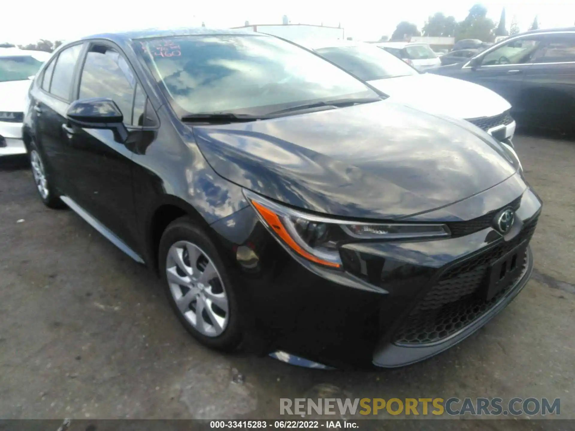 1 Photograph of a damaged car 5YFEPMAE4NP321460 TOYOTA COROLLA 2022