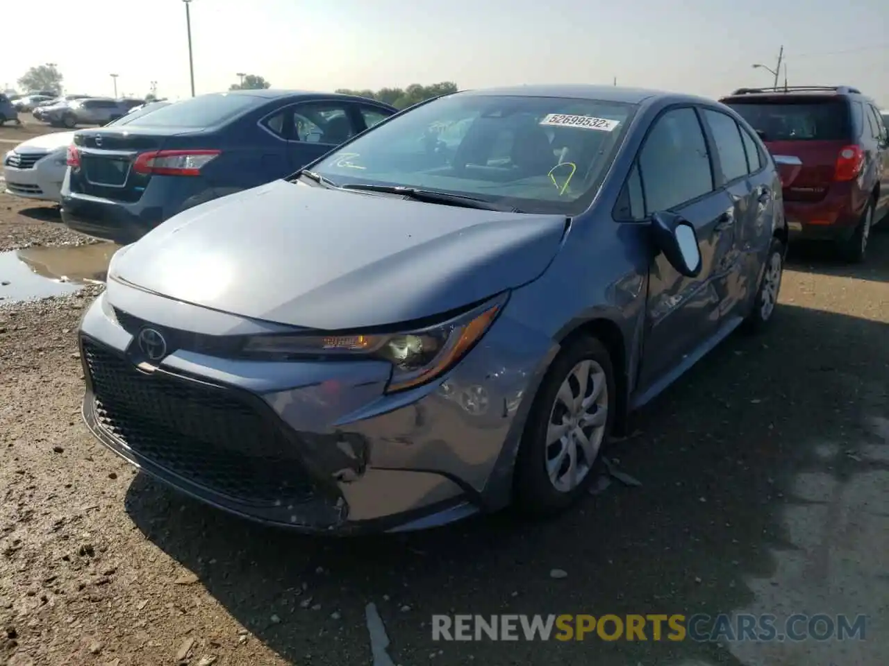 2 Photograph of a damaged car 5YFEPMAE4NP321734 TOYOTA COROLLA 2022