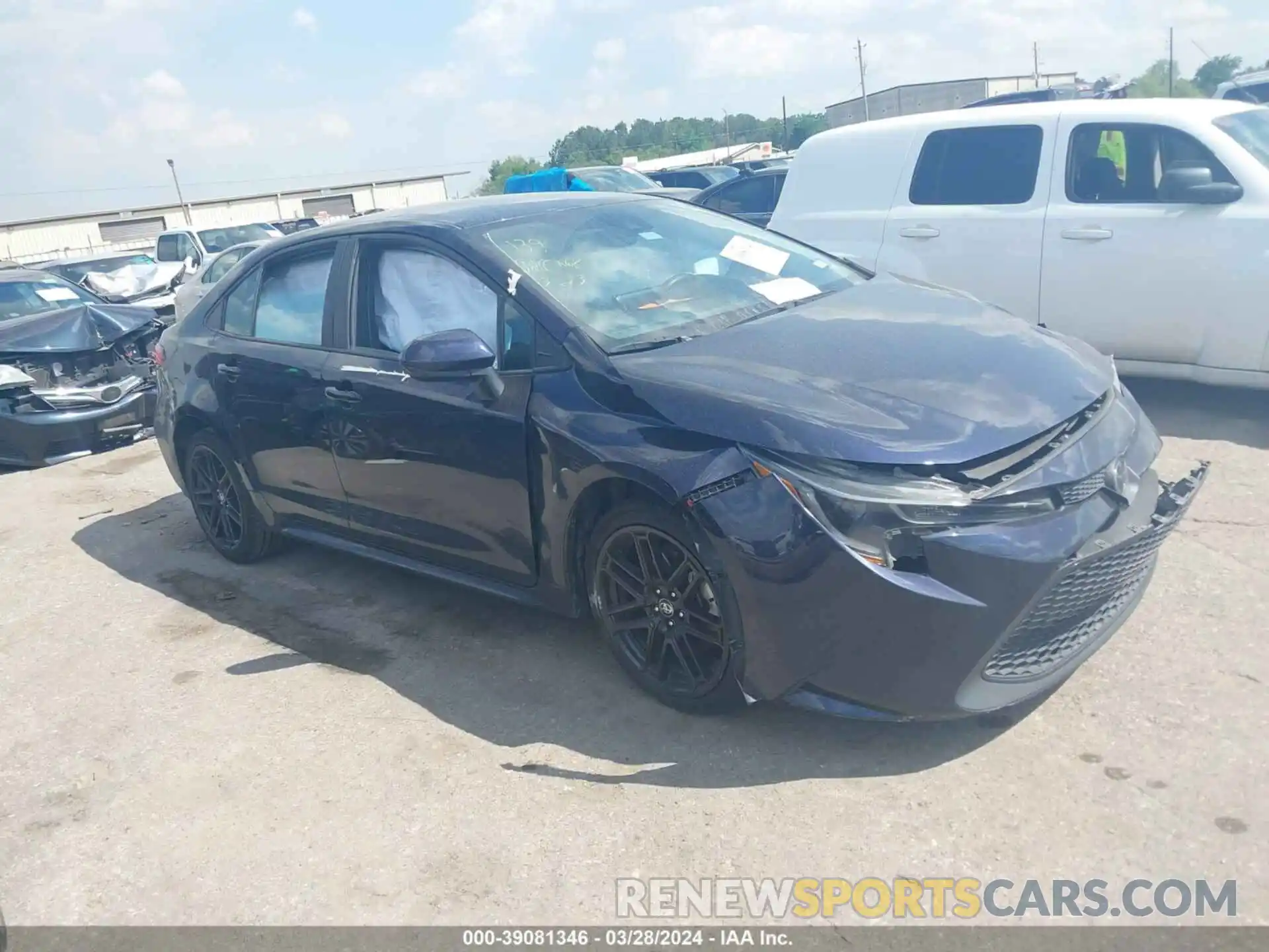 1 Photograph of a damaged car 5YFEPMAE4NP338288 TOYOTA COROLLA 2022