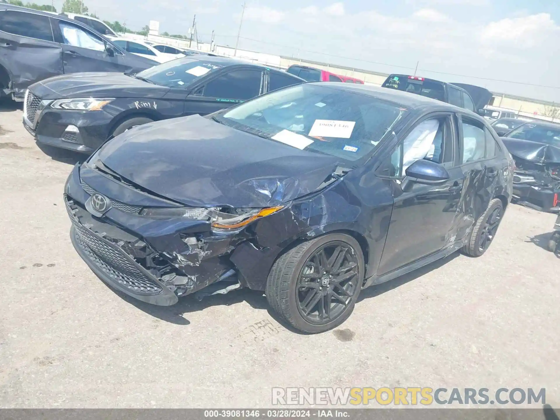 2 Photograph of a damaged car 5YFEPMAE4NP338288 TOYOTA COROLLA 2022