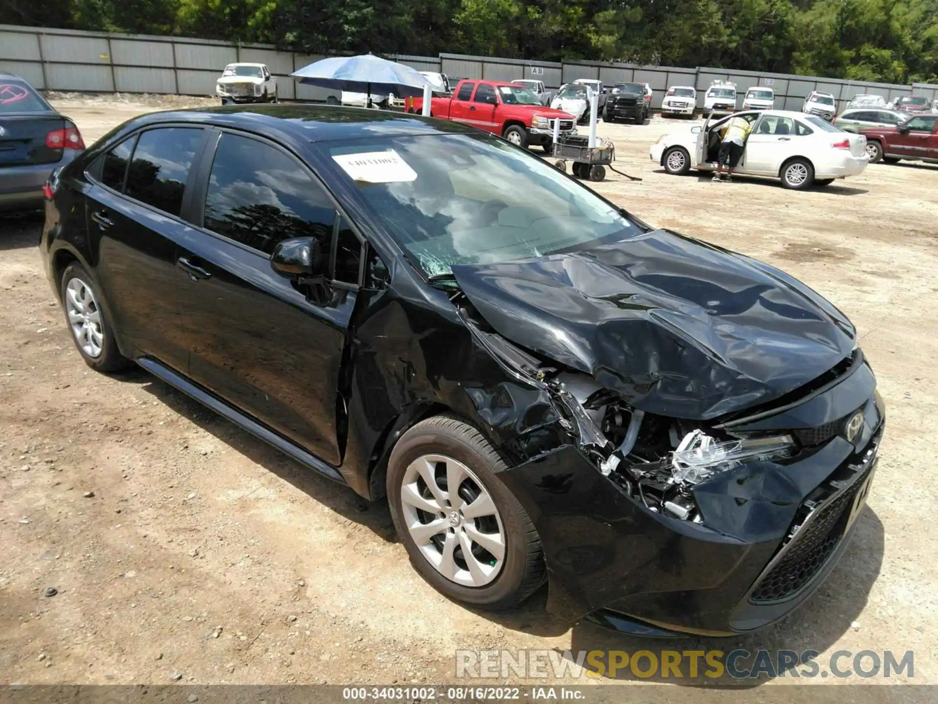 1 Photograph of a damaged car 5YFEPMAE4NP345421 TOYOTA COROLLA 2022