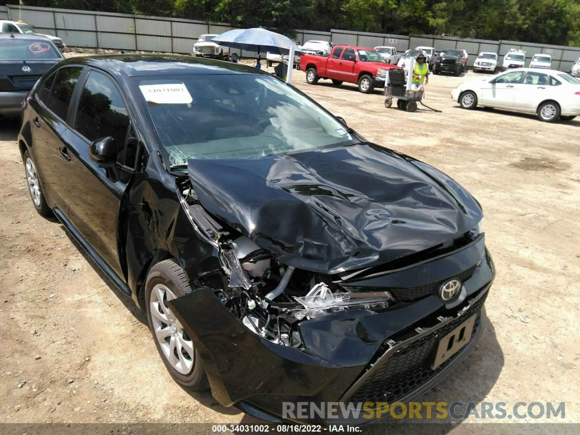 6 Photograph of a damaged car 5YFEPMAE4NP345421 TOYOTA COROLLA 2022