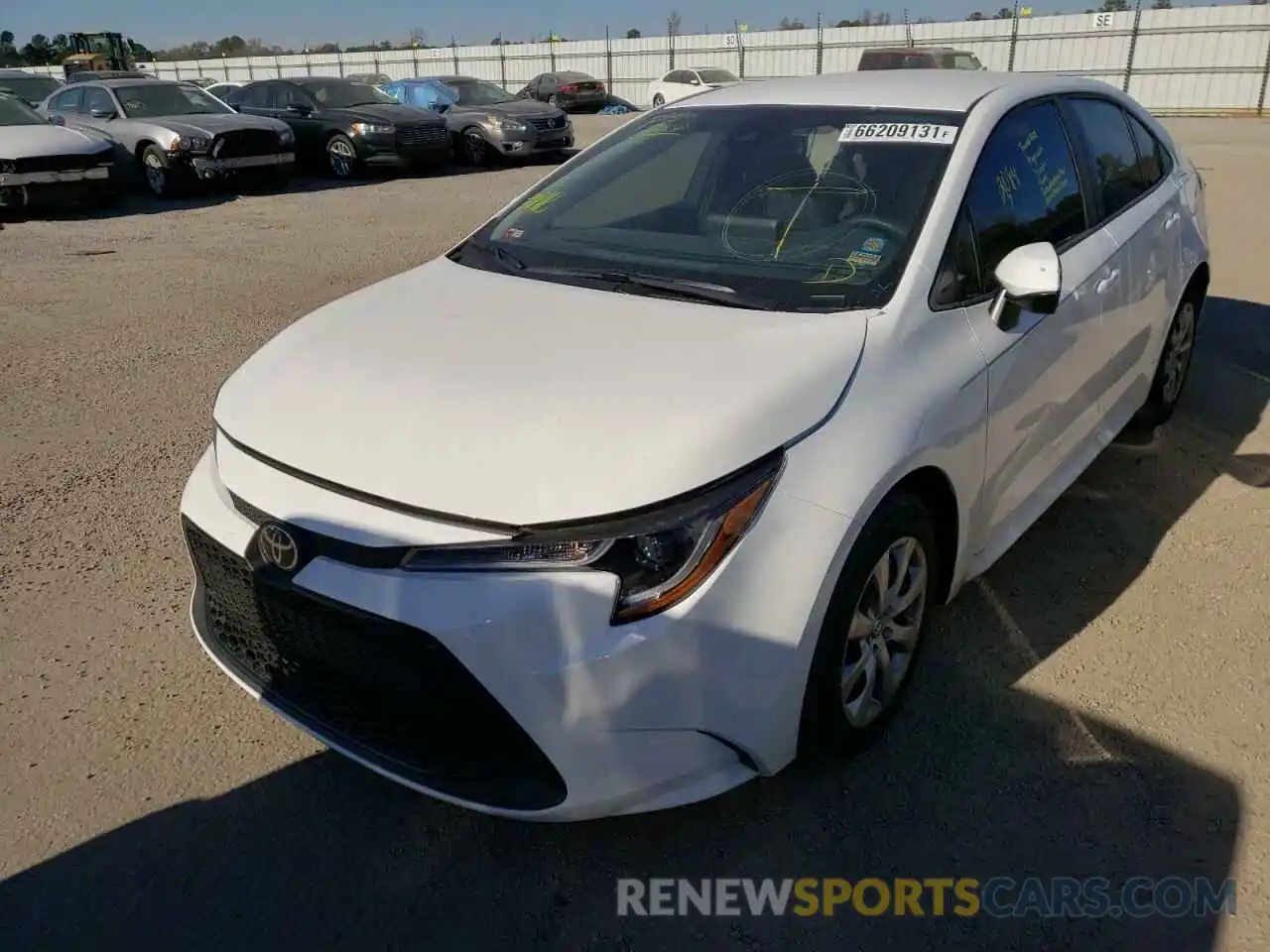 2 Photograph of a damaged car 5YFEPMAE5NP271541 TOYOTA COROLLA 2022