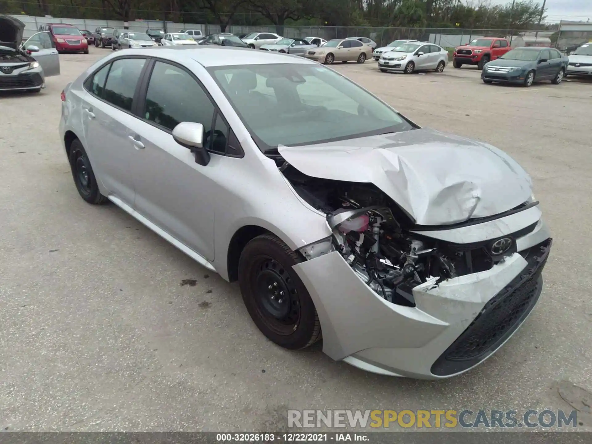 1 Photograph of a damaged car 5YFEPMAE5NP272401 TOYOTA COROLLA 2022