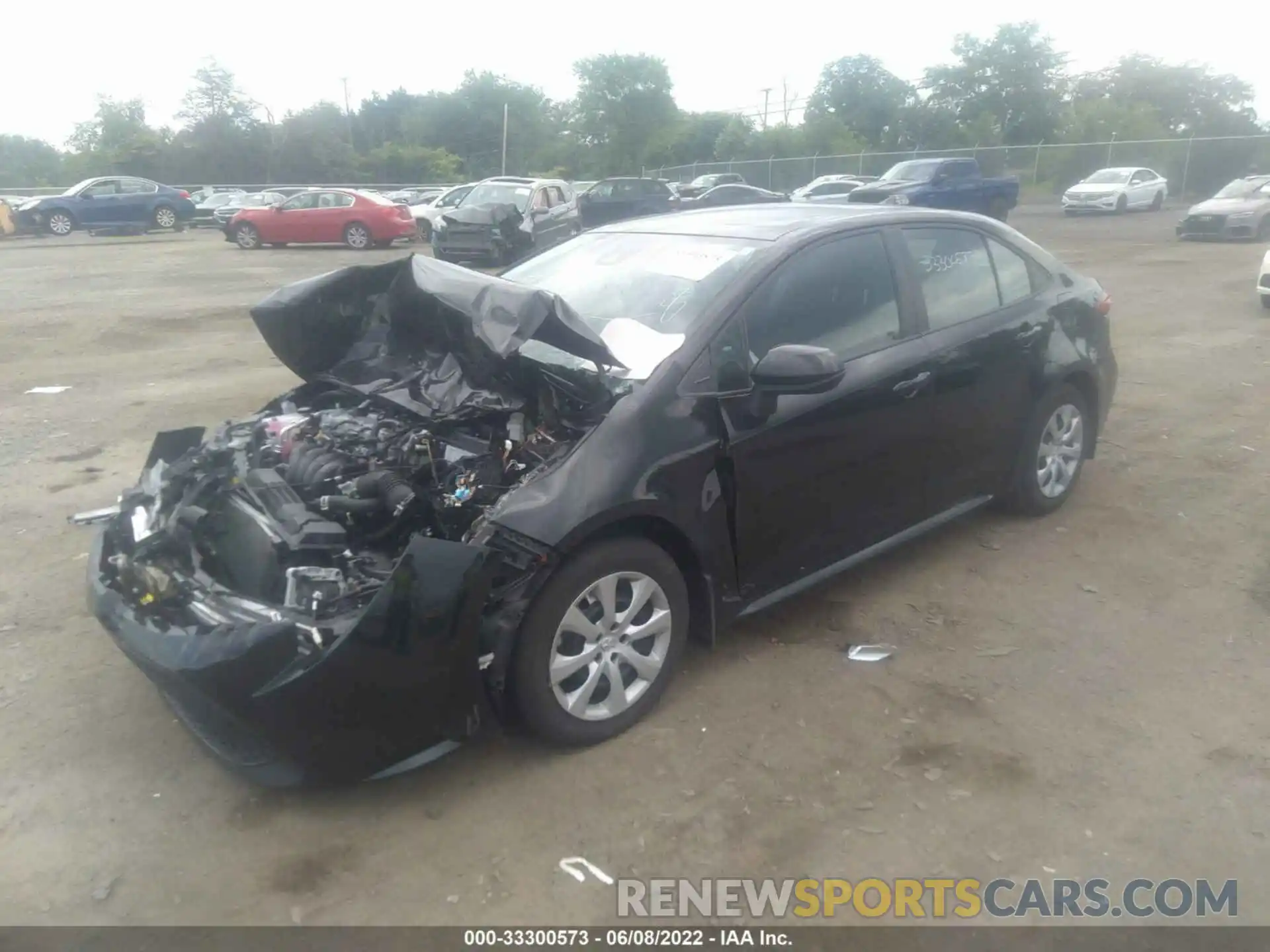 2 Photograph of a damaged car 5YFEPMAE5NP272835 TOYOTA COROLLA 2022