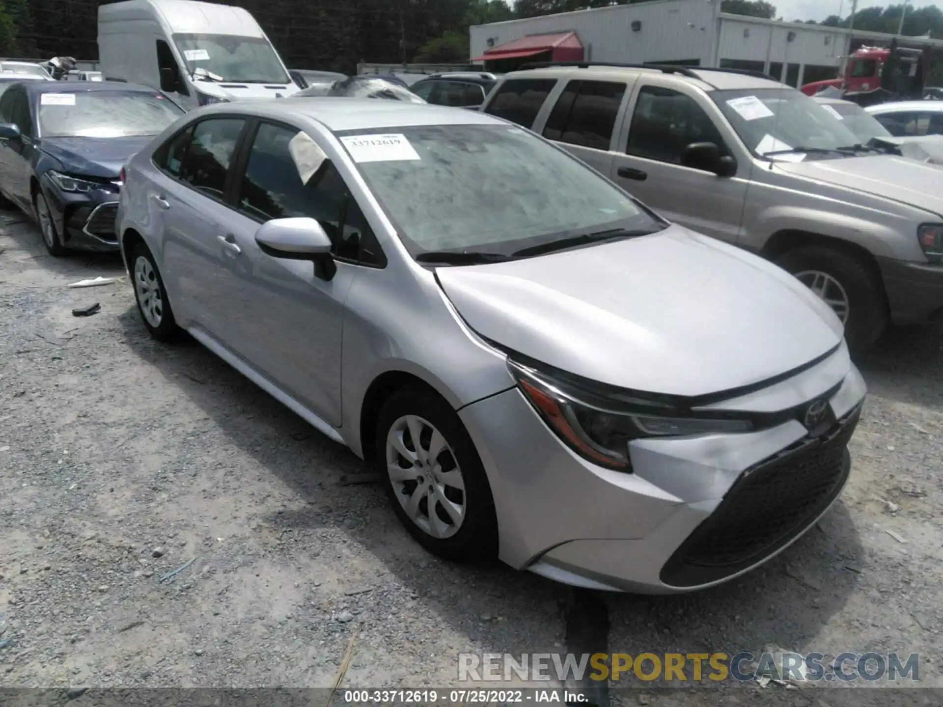 1 Photograph of a damaged car 5YFEPMAE5NP272933 TOYOTA COROLLA 2022