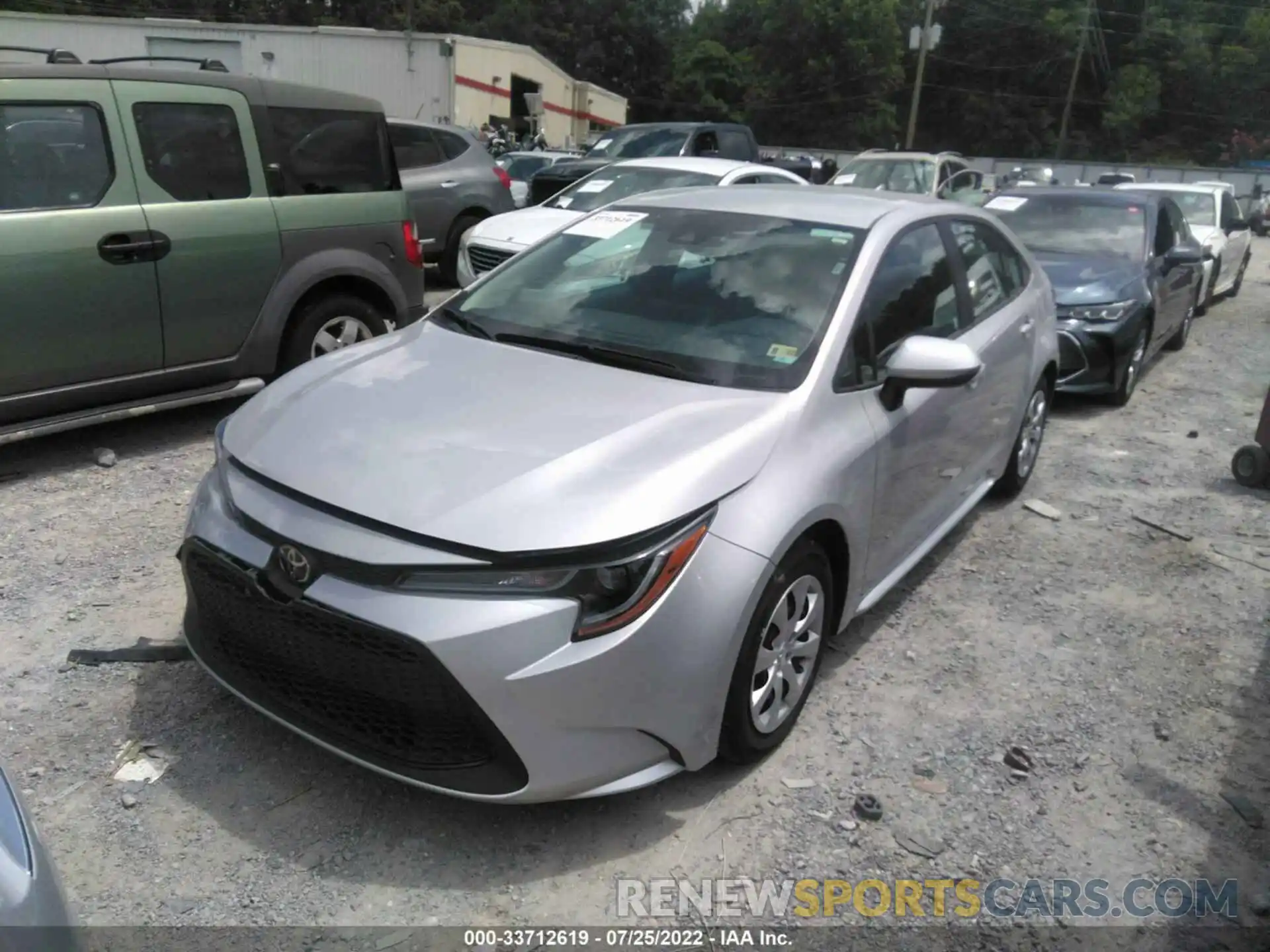 2 Photograph of a damaged car 5YFEPMAE5NP272933 TOYOTA COROLLA 2022