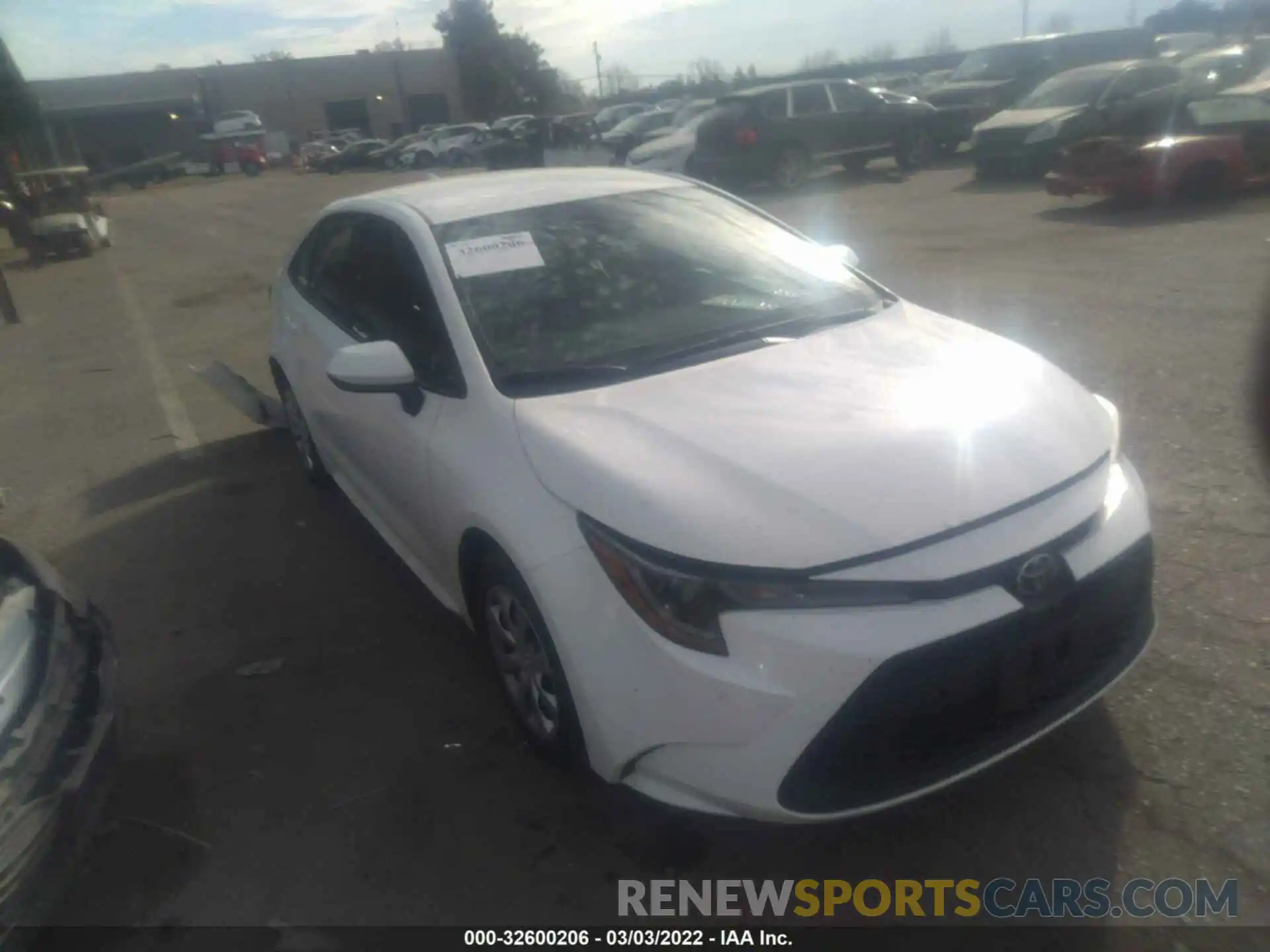 1 Photograph of a damaged car 5YFEPMAE5NP273130 TOYOTA COROLLA 2022