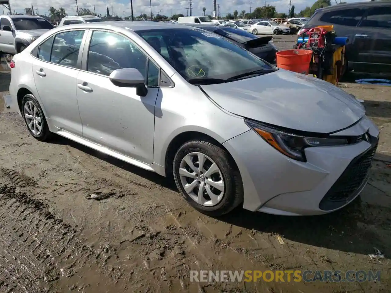 1 Photograph of a damaged car 5YFEPMAE5NP274486 TOYOTA COROLLA 2022