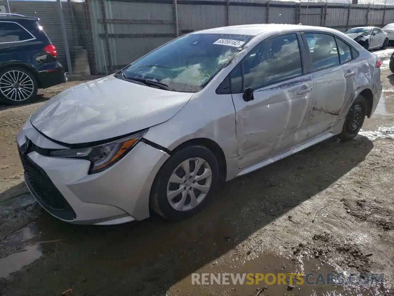 2 Photograph of a damaged car 5YFEPMAE5NP274486 TOYOTA COROLLA 2022