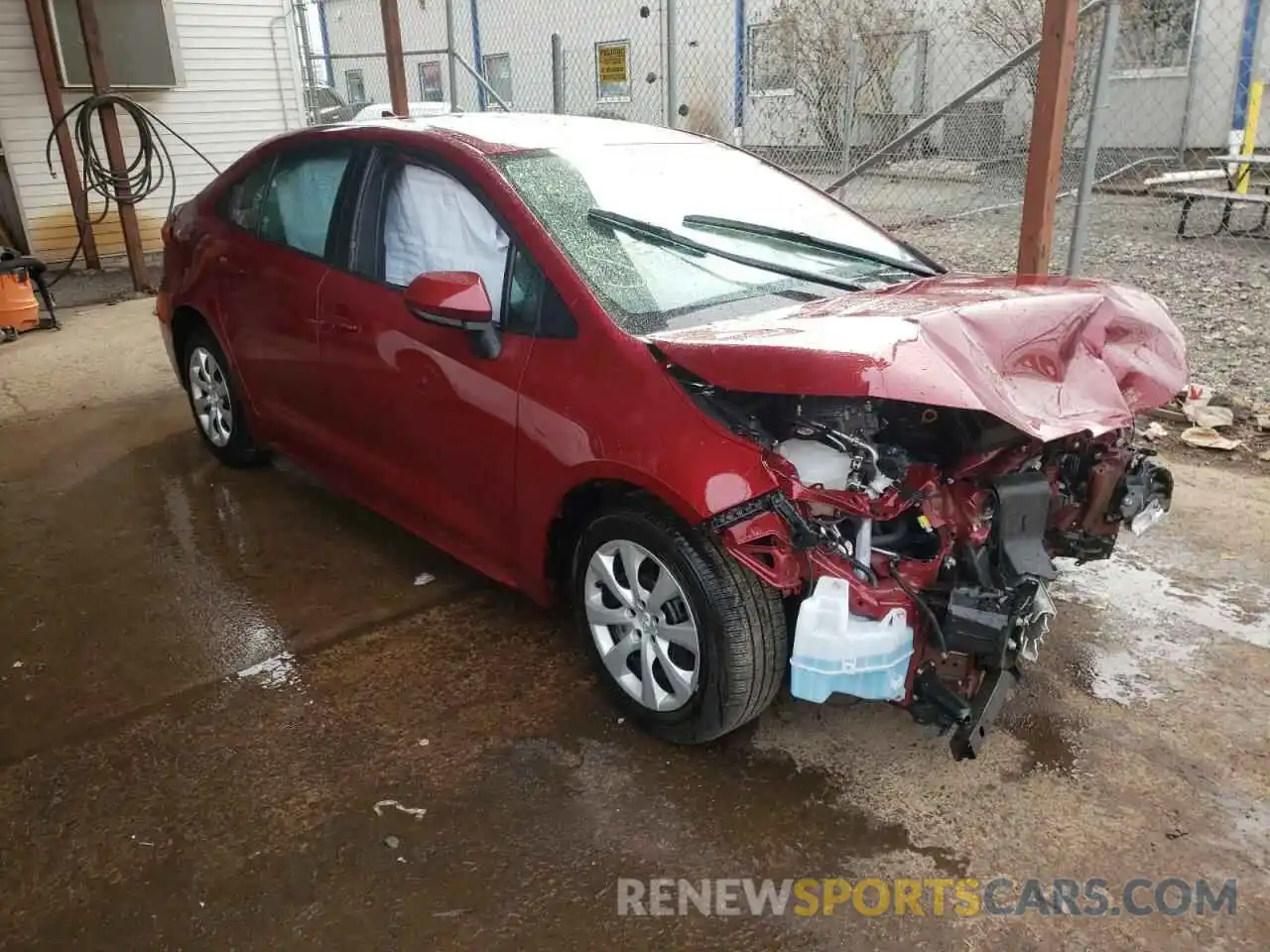 1 Photograph of a damaged car 5YFEPMAE5NP282927 TOYOTA COROLLA 2022