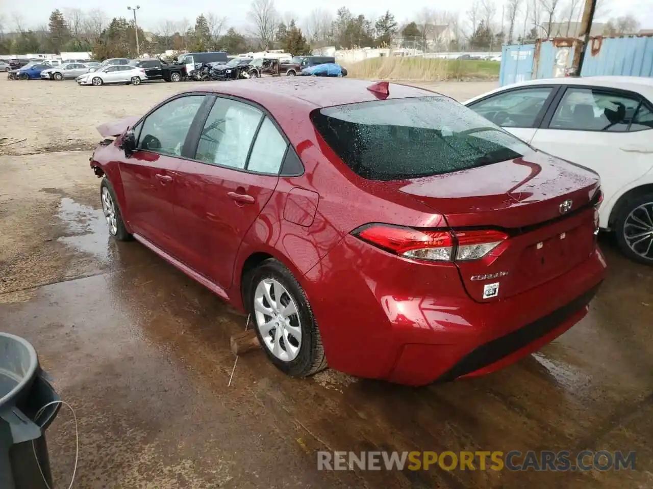 3 Photograph of a damaged car 5YFEPMAE5NP282927 TOYOTA COROLLA 2022