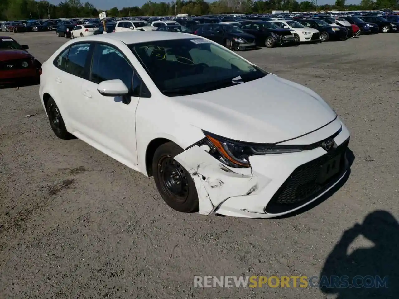 1 Photograph of a damaged car 5YFEPMAE5NP284547 TOYOTA COROLLA 2022