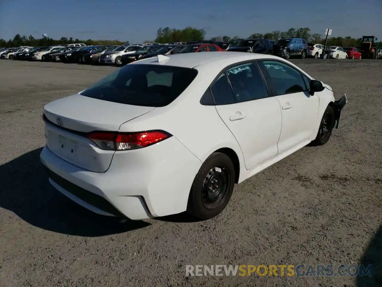 4 Photograph of a damaged car 5YFEPMAE5NP284547 TOYOTA COROLLA 2022