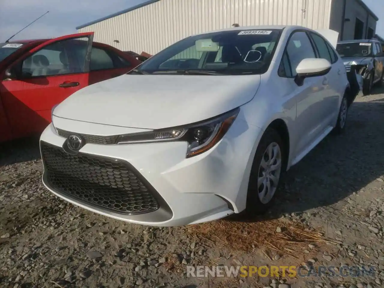 2 Photograph of a damaged car 5YFEPMAE5NP285701 TOYOTA COROLLA 2022