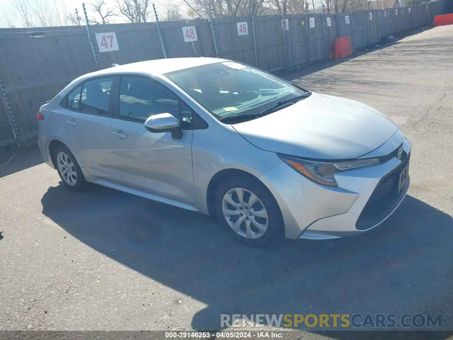 1 Photograph of a damaged car 5YFEPMAE5NP286623 TOYOTA COROLLA 2022