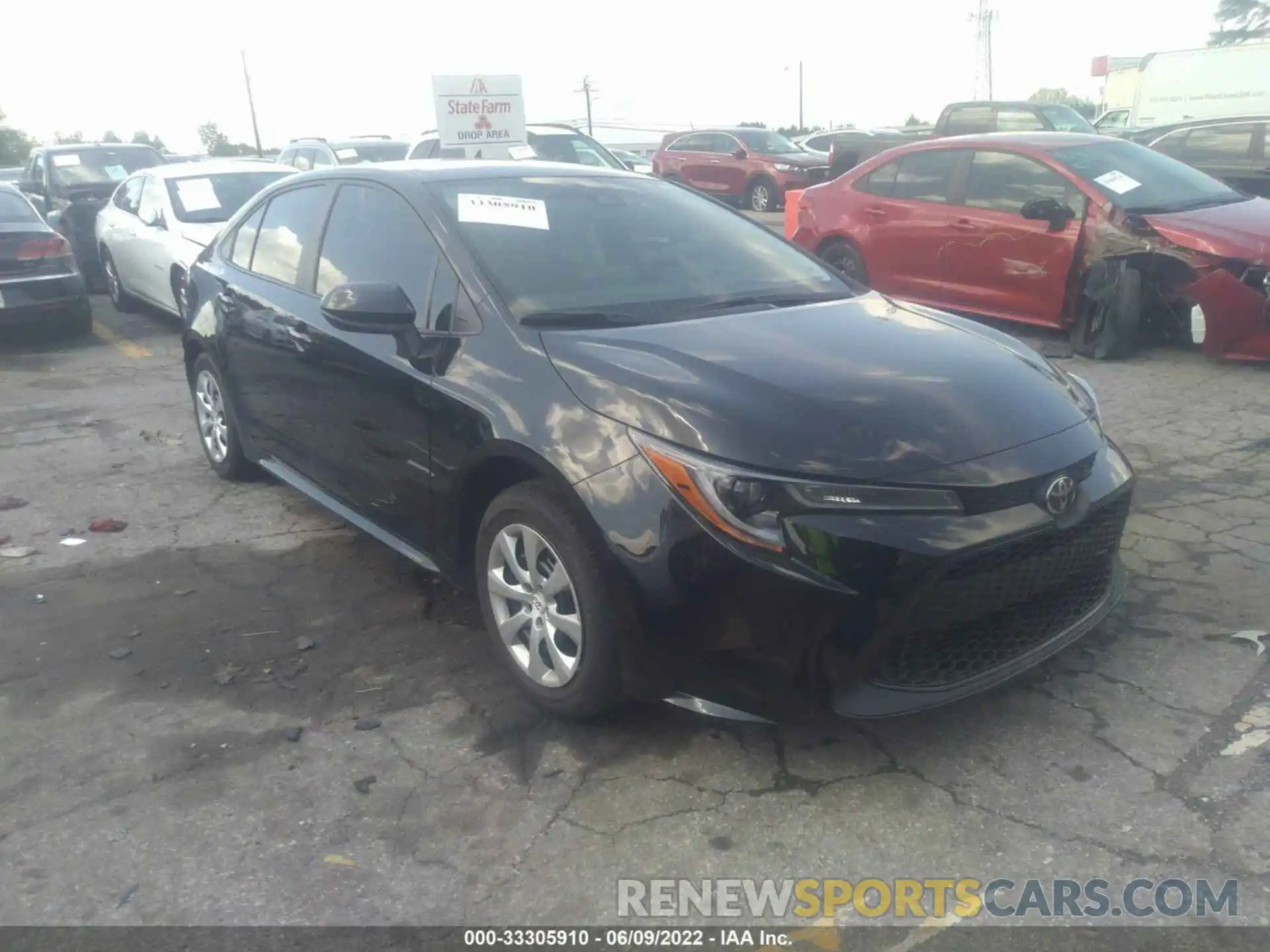 1 Photograph of a damaged car 5YFEPMAE5NP288274 TOYOTA COROLLA 2022