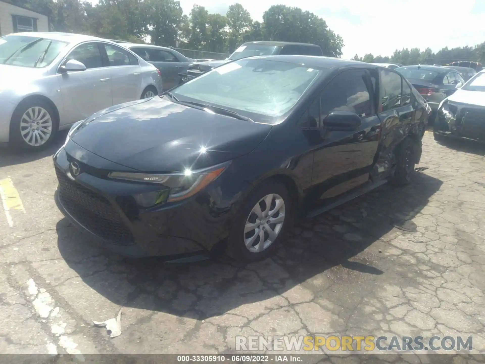 2 Photograph of a damaged car 5YFEPMAE5NP288274 TOYOTA COROLLA 2022