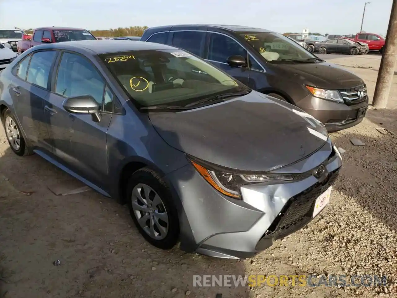 1 Photograph of a damaged car 5YFEPMAE5NP288419 TOYOTA COROLLA 2022