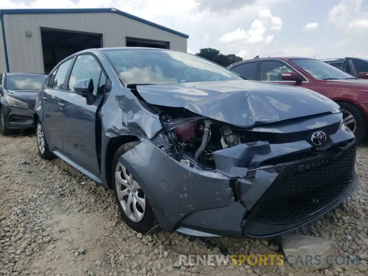 1 Photograph of a damaged car 5YFEPMAE5NP292096 TOYOTA COROLLA 2022