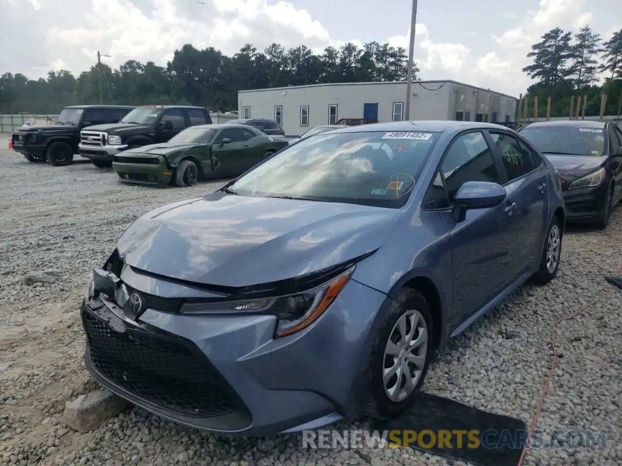 2 Photograph of a damaged car 5YFEPMAE5NP292096 TOYOTA COROLLA 2022