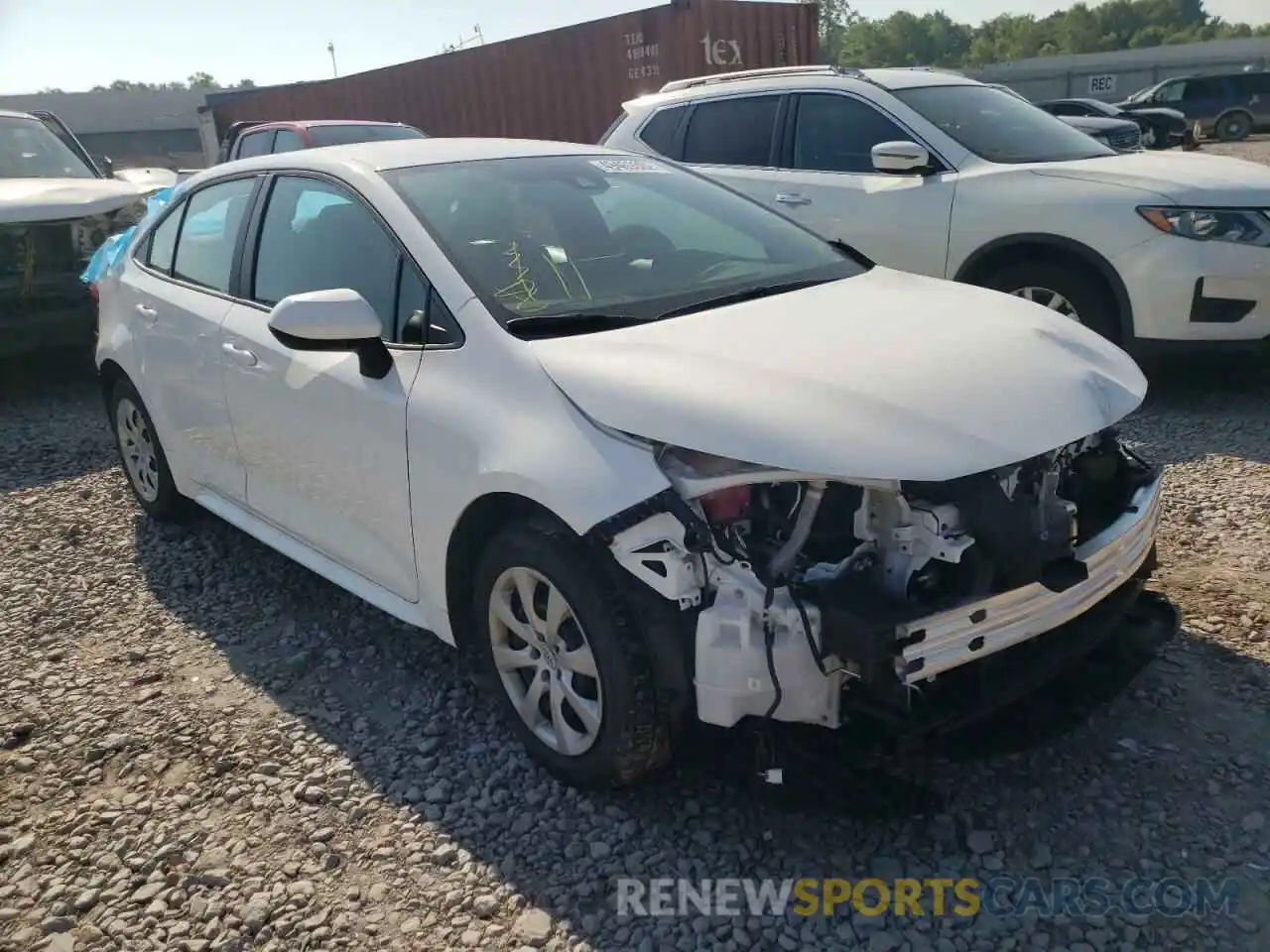 1 Photograph of a damaged car 5YFEPMAE5NP302237 TOYOTA COROLLA 2022